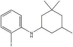 2-iodo-N-(3,3,5-trimethylcyclohexyl)aniline Struktur