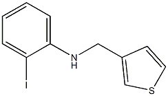 2-iodo-N-(thiophen-3-ylmethyl)aniline Struktur