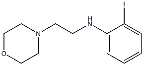 2-iodo-N-[2-(morpholin-4-yl)ethyl]aniline Struktur