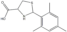 2-mesityl-1,3-thiazolidine-4-carboxylic acid Struktur