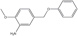 2-methoxy-5-(phenoxymethyl)aniline Struktur