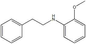 2-methoxy-N-(2-phenylethyl)aniline Struktur