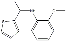 2-methoxy-N-[1-(thiophen-2-yl)ethyl]aniline Struktur