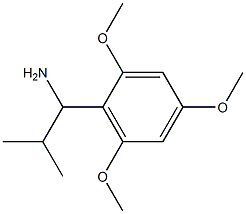 2-methyl-1-(2,4,6-trimethoxyphenyl)propan-1-amine Struktur