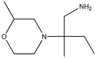 2-methyl-2-(2-methylmorpholin-4-yl)butan-1-amine Struktur