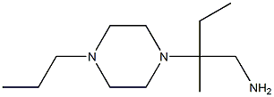 2-methyl-2-(4-propylpiperazin-1-yl)butan-1-amine Struktur