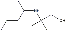 2-methyl-2-(pentan-2-ylamino)propan-1-ol Struktur