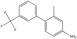 2-methyl-3'-(trifluoromethyl)-1,1'-biphenyl-4-amine Struktur