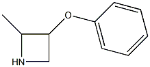 2-methyl-3-phenoxyazetidine Struktur