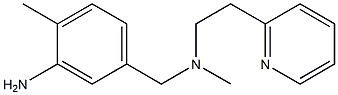 2-methyl-5-({methyl[2-(pyridin-2-yl)ethyl]amino}methyl)aniline Struktur