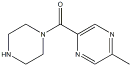 2-methyl-5-(piperazin-1-ylcarbonyl)pyrazine Struktur