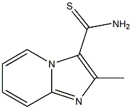 2-methylimidazo[1,2-a]pyridine-3-carbothioamide Struktur