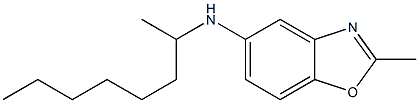 2-methyl-N-(octan-2-yl)-1,3-benzoxazol-5-amine Struktur