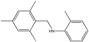 2-methyl-N-[(2,4,6-trimethylphenyl)methyl]aniline Struktur