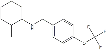 2-methyl-N-{[4-(trifluoromethoxy)phenyl]methyl}cyclohexan-1-amine Struktur