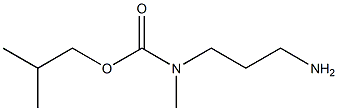 2-methylpropyl N-(3-aminopropyl)-N-methylcarbamate Struktur