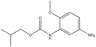 2-methylpropyl N-(5-amino-2-methoxyphenyl)carbamate Struktur