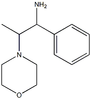 2-morpholin-4-yl-1-phenylpropan-1-amine Struktur