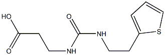 3-({[(2-thien-2-ylethyl)amino]carbonyl}amino)propanoic acid Struktur