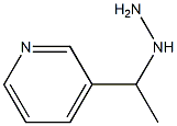 3-(1-hydrazinylethyl)pyridine Struktur