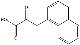 3-(1-naphthyl)-2-oxopropanoic acid Struktur