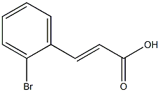 3-(2-bromophenyl)prop-2-enoic acid Struktur