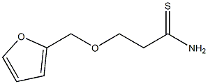 3-(2-furylmethoxy)propanethioamide Struktur