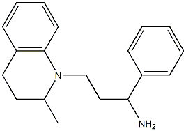 3-(2-methyl-1,2,3,4-tetrahydroquinolin-1-yl)-1-phenylpropan-1-amine Struktur