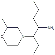 3-(2-methylmorpholin-4-yl)heptan-4-amine Struktur