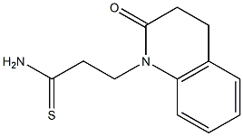 3-(2-oxo-3,4-dihydroquinolin-1(2H)-yl)propanethioamide Struktur