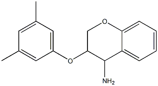 3-(3,5-dimethylphenoxy)-3,4-dihydro-2H-1-benzopyran-4-amine Struktur