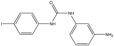 3-(3-aminophenyl)-1-(4-iodophenyl)urea Struktur