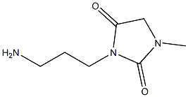 3-(3-aminopropyl)-1-methylimidazolidine-2,4-dione Struktur