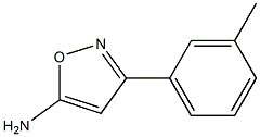 3-(3-methylphenyl)-1,2-oxazol-5-amine Struktur