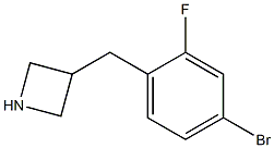 3-(4-bromo-2-fluorobenzyl)azetidine Struktur