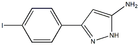 3-(4-iodophenyl)-1H-pyrazol-5-amine Struktur