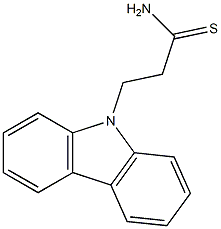 3-(9H-carbazol-9-yl)propanethioamide Struktur