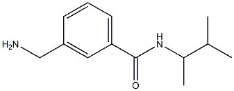 3-(aminomethyl)-N-(3-methylbutan-2-yl)benzamide Struktur