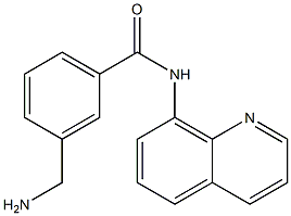 3-(aminomethyl)-N-(quinolin-8-yl)benzamide Struktur