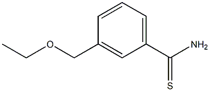 3-(ethoxymethyl)benzenecarbothioamide Struktur