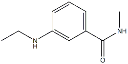 3-(ethylamino)-N-methylbenzamide Struktur