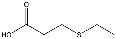 3-(ethylthio)propanoic acid Struktur