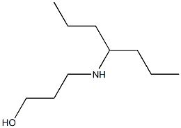 3-(heptan-4-ylamino)propan-1-ol Struktur