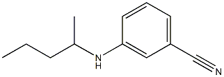 3-(pentan-2-ylamino)benzonitrile Struktur