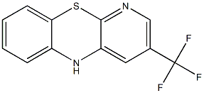 3-(trifluoromethyl)-5H-pyrido[2,3-b][1,4]benzothiazine Struktur