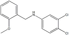 3,4-dichloro-N-[(2-methoxyphenyl)methyl]aniline Struktur