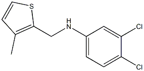 3,4-dichloro-N-[(3-methylthiophen-2-yl)methyl]aniline Struktur