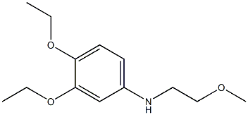 3,4-diethoxy-N-(2-methoxyethyl)aniline Struktur