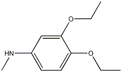 3,4-diethoxy-N-methylaniline Struktur