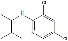 3,5-dichloro-N-(3-methylbutan-2-yl)pyridin-2-amine Struktur